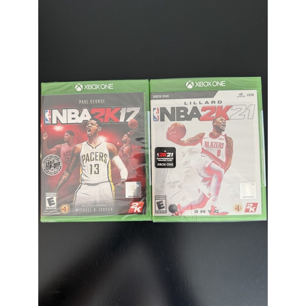 NBA 2K17 & NBA 2K21 Xbox One Game Lot Brand New Factory Sealed EA Sports